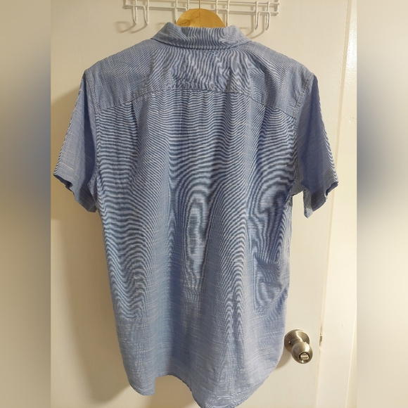 Men's Blue Button-Down Shirt - Picture 2 of 8